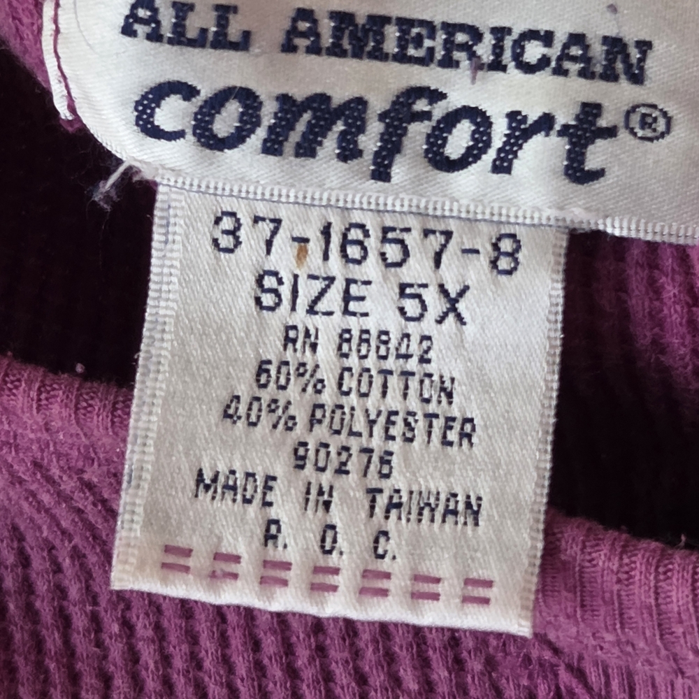 Comfort Wash Ribbed Pullover Sweatshirt in Magenta - Picture 2 of 4